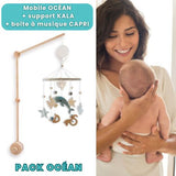 MOBILE MUSIQUE BÉBÉ COMPLET - WOODY