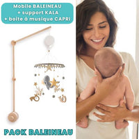 MOBILE MUSIQUE BÉBÉ COMPLET - WOODY
