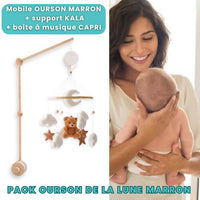 MOBILE MUSIQUE BÉBÉ COMPLET - WOODY